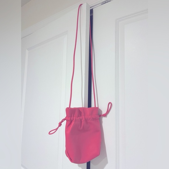 J.Crew NWT London Crossbody, leather, mini purse, pink - Picture 3 of 10